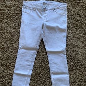 NWT Size 12 Express White Cropped Jean Leggings